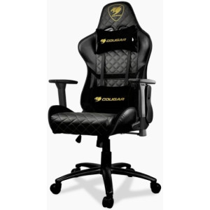 Gaming Chair Cougar HOTROD Royal Black/Gold, User max load up to 136kg / height 155-190cm